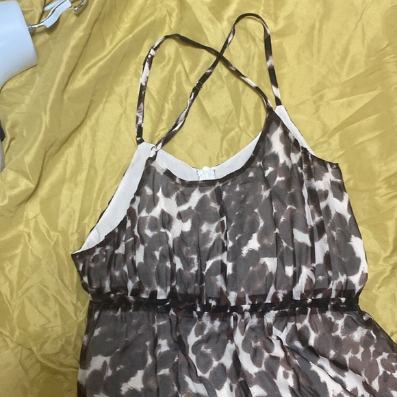 maxi leopard dress Medium - 100 % silk - Picture 3 of 4